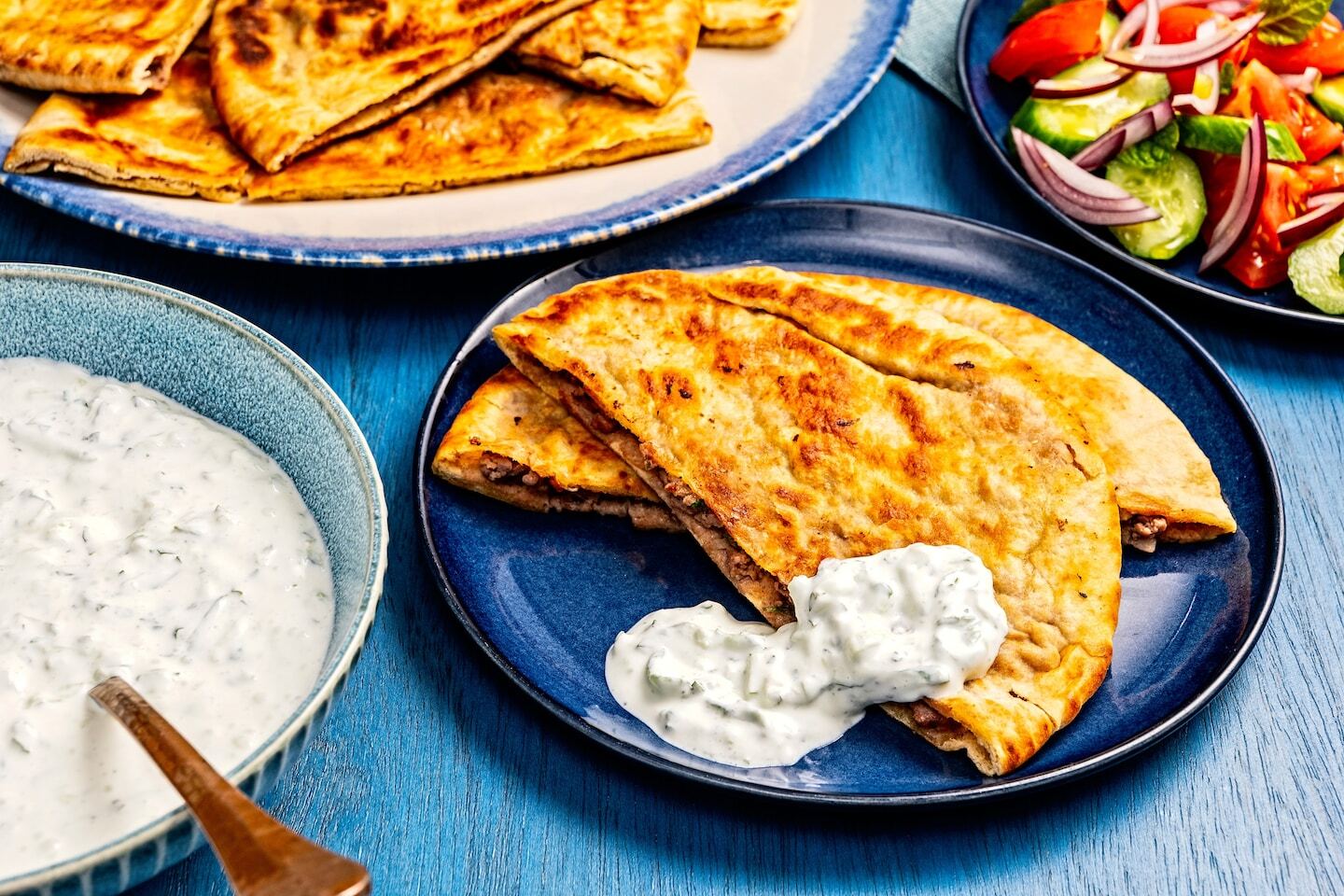cheese-arayes-grilled-pita-with-cheese-mint