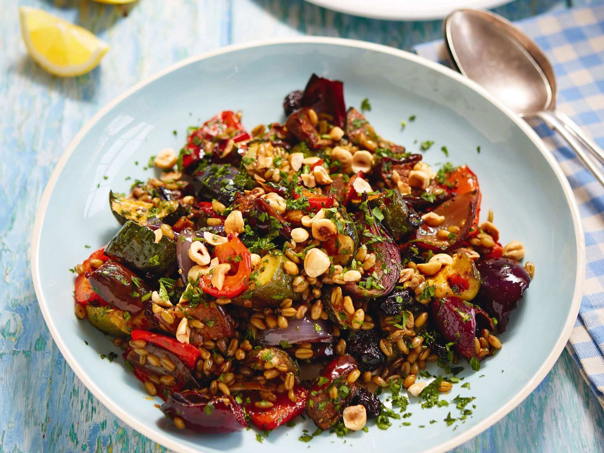 freekeh-salad-with-roasted-vegetables