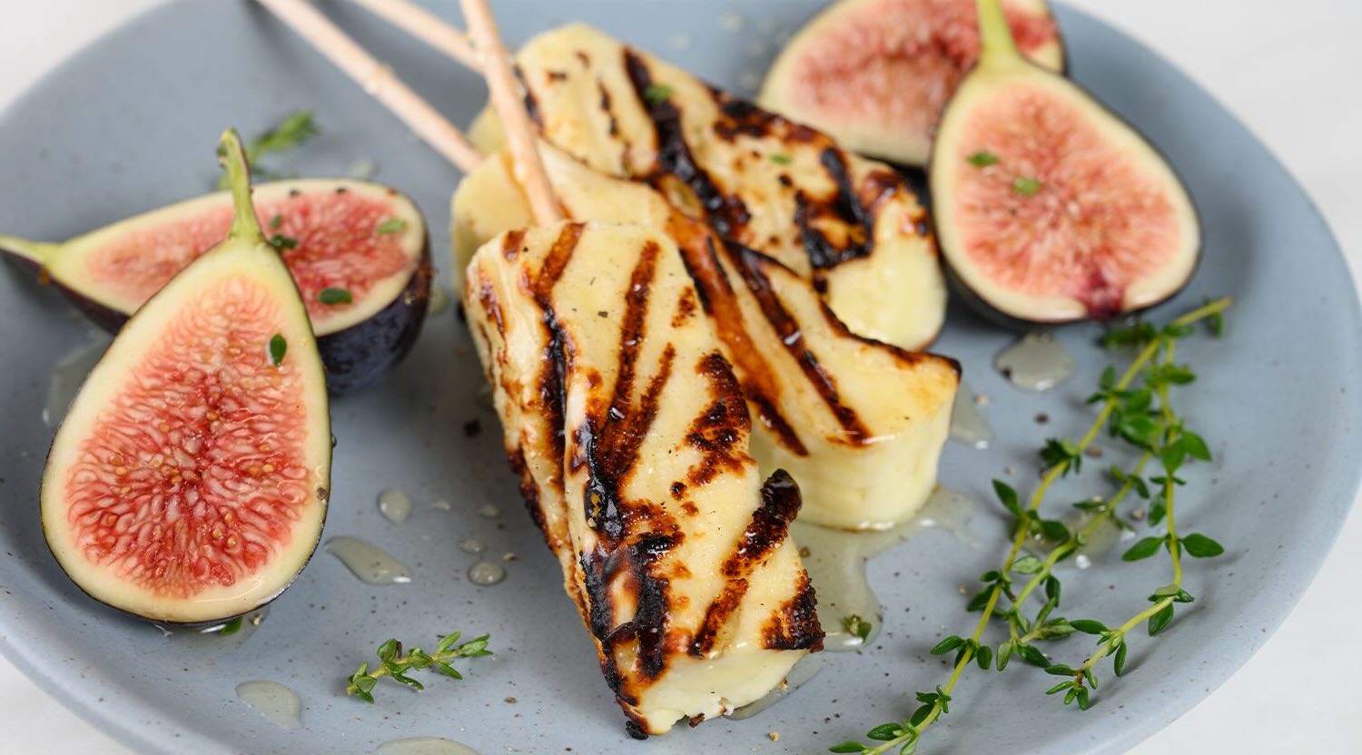 grilled-halloumi-with-honey-fig-jam