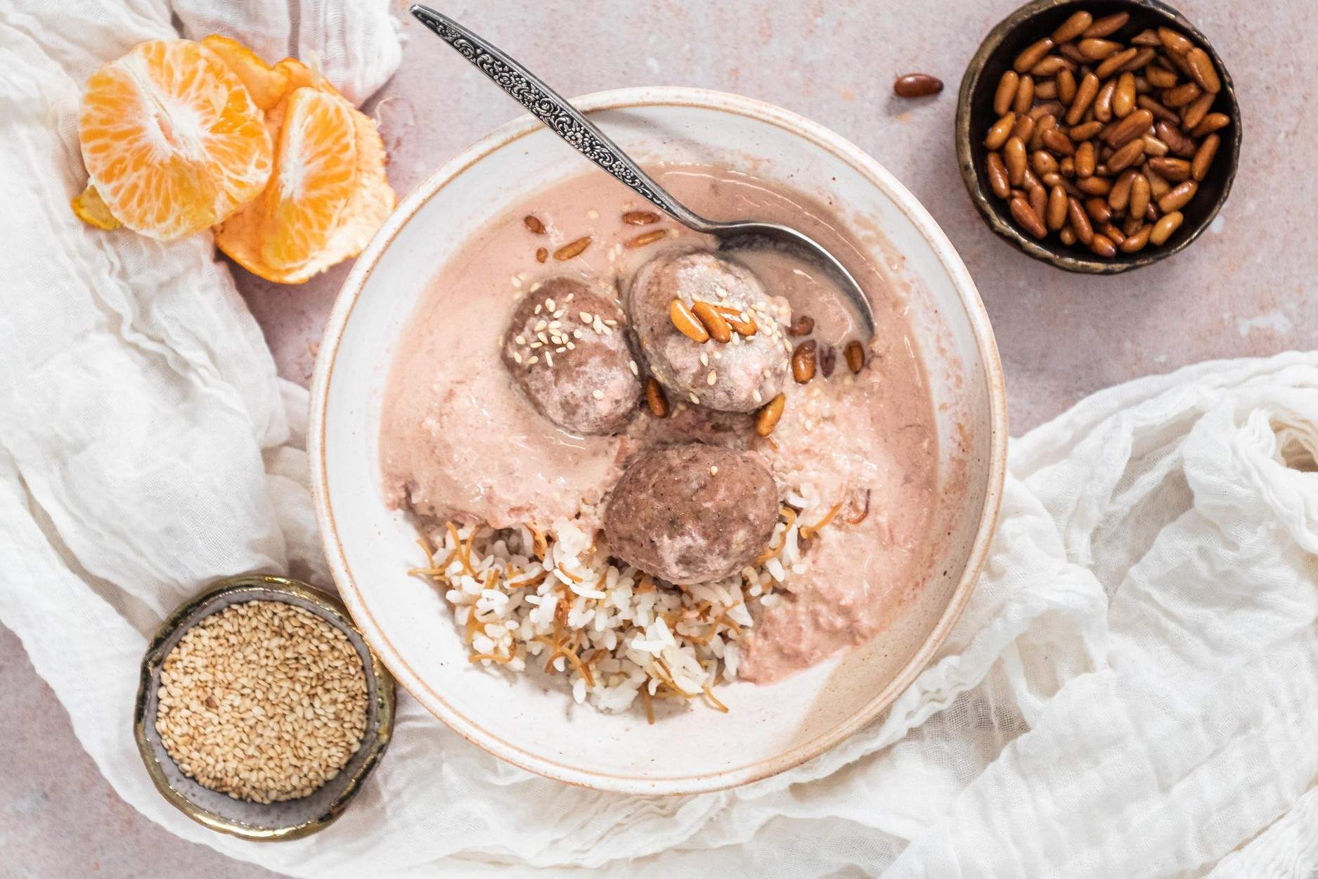 kibbeh-arnabieh-kibbeh-in-tahini-sauce