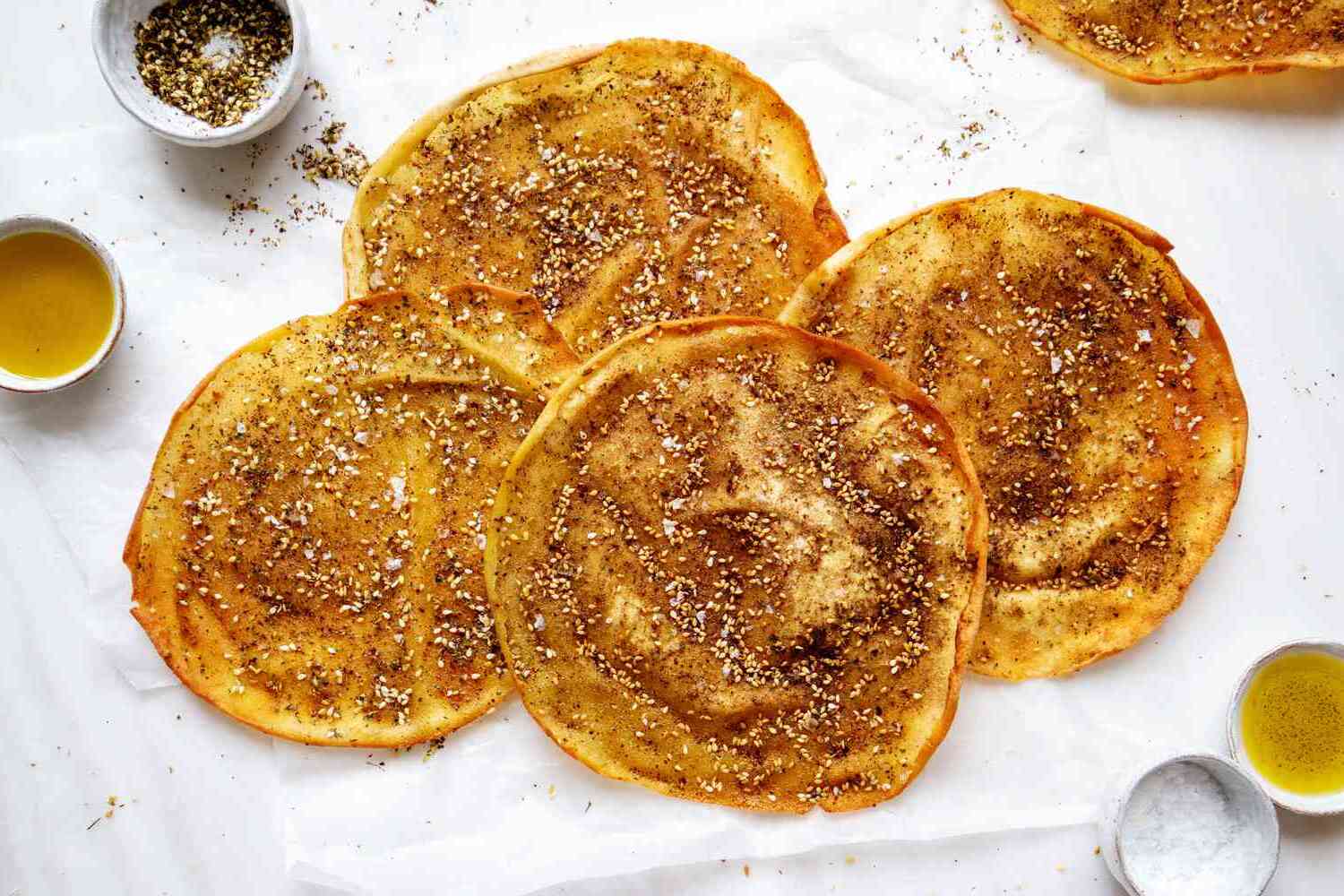 pita-bread-with-zaatar-baked-on